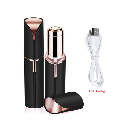 Women’s Facial Hair Remover — Painless Rechargeable Electric Shaver for Lip, Chin & Arms