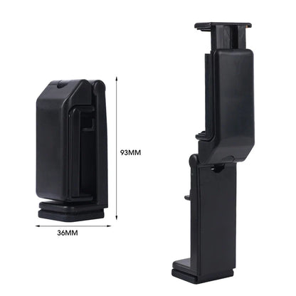 Portable Airplane Phone Holder Clip | Foldable Travel Stand for iPhone, Samsung, Google, Mi | Seat & Desk Mount Support
