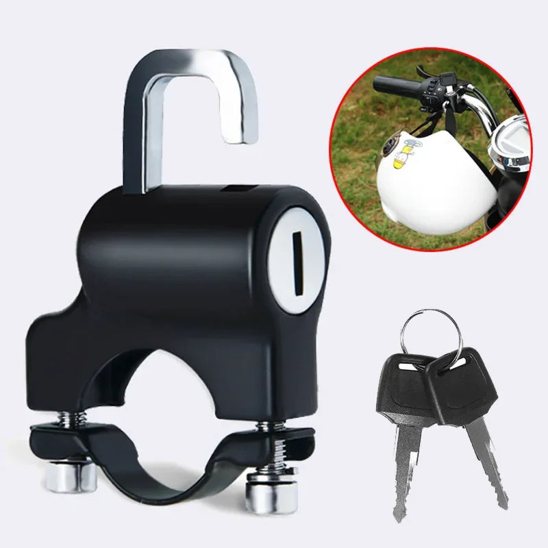 Multifunctional Electric Bike Helmet Lock – Anti-Theft Bicycle Helmet Security Lock Head Fixing Mount Accessory
