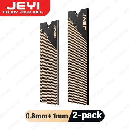 JEYI M.2 Copper SSD Heatsink with Graphene Layer - NVMe NGFF 2280 Drive Cooler for Laptop, PC & PS5