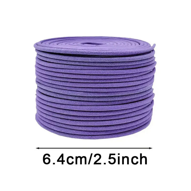 40PCS Colored Coil Incense – Lavender Aromatherapy & Essential Oil Fragrance for Yoga, Meditation, Jasmine & Rose