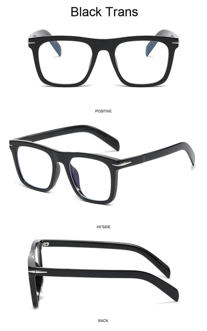 Vintage Square Sunglasses for Men – Classic Retro Gradient Designer Shades