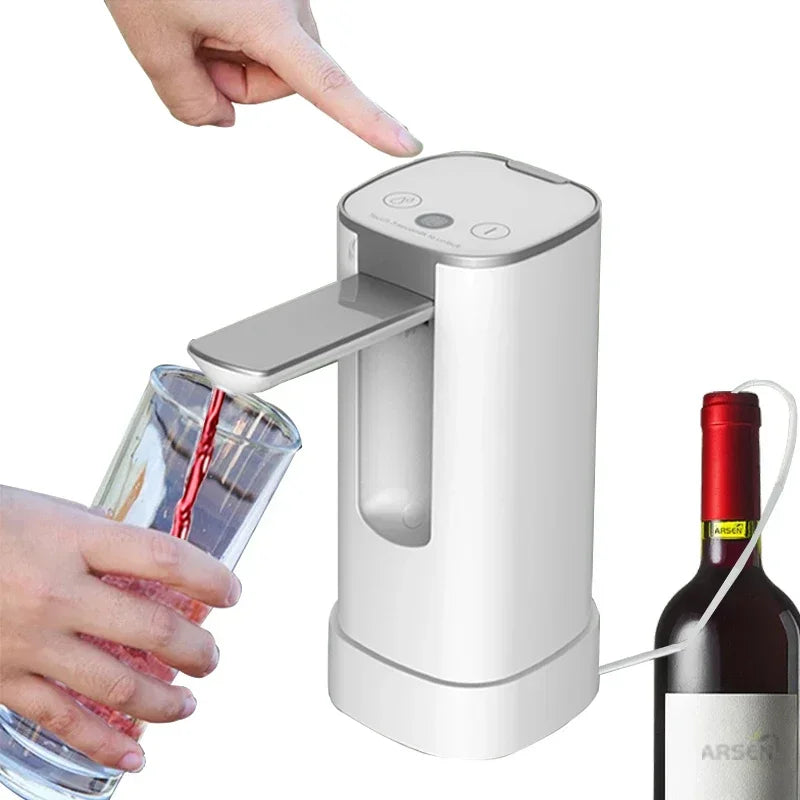 Smart Quantitative Alcohol Dispenser - High-End Adjustable Whiskey and Liquor Pump, Foldable Wine Decanter
