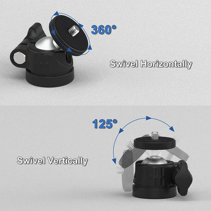 OSMO Mobile 3/OM 4 Tripod Stand with 1/4'' Screw for DJI OSMO Mobile 4/3/2, OSMO Pocket 2, Zhiyun Smooth Q4, Moza, Feiyu