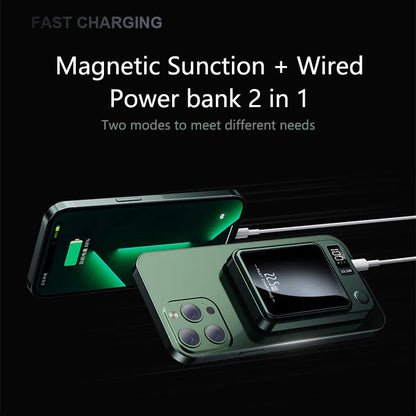 Magnetic Wireless Power Bank 50000mAh - 22.5W Fast Charging, PD 20W External Battery for iPhone, Huawei, Samsung