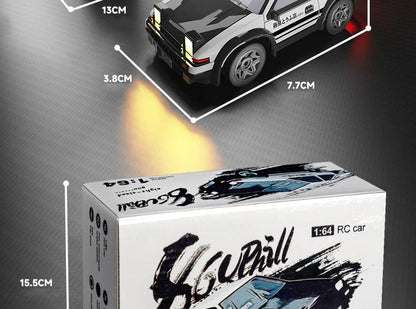 KF20 1:64 RC Drift Car — 2.4G High-Speed 4-Wheel Mini Remote Control Racing Toy for Kids