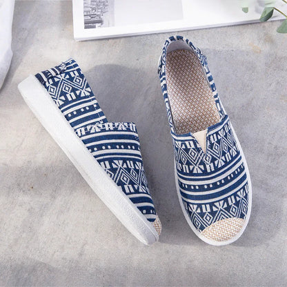 Women’s Summer Mesh Flat Shoes - Breathable Lightweight Slip-On Loafers & Casual Comfort Sneakers