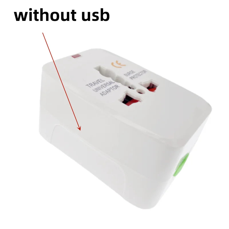 Universal Power Plug Adapter - International Travel AC Charger Converter for EU, US, AU, UK, Electrical Socket Outlet