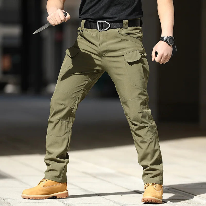 Spring-Autumn Water-Resistant Tactical Hiking Pants – Stretch Desert Camouflage Military Utility Trousers