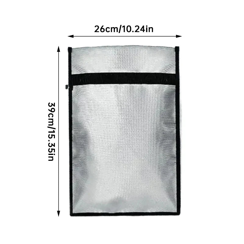 Fireproof & Waterproof Faraday Bag – Anti-Hacking Signal Blocking Pouch for Phones, Key Fobs, Notebooks & Computers