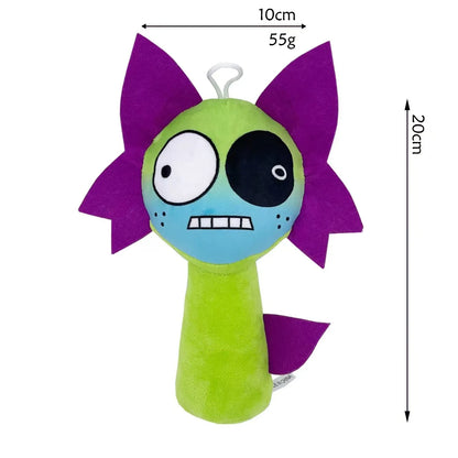 Sprunki Plush Toy Set Soft Cartoon Stuffed Animal Plushies Collectible Game Character Dolls Gift for Fans Birthday & Christmas Present