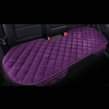 Universal Winter Warm Car Seat Cover Protector Set – 3-Piece Rear Seat Cushion Auto Interior Protection for Cars, SUVs & Vans
