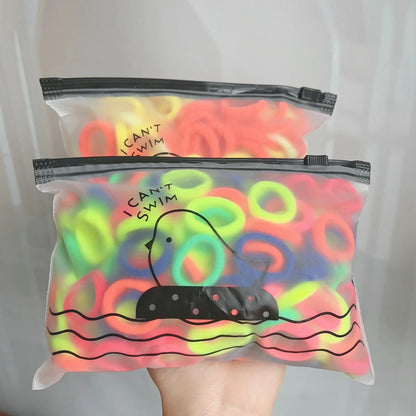 20/50PCS Kids Elastic Hair Bands – Girls Sweets Scrunchie Rubber Bands for Children Hair Ties & Headbands