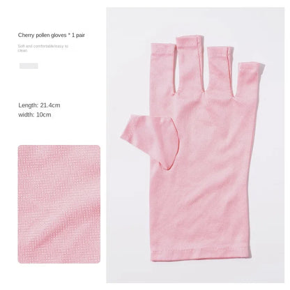 UV Protection Nail Art Glove - Anti-Radiation Gloves for Gel Nail UV LED Lamp Tools, Protects During Nail Art