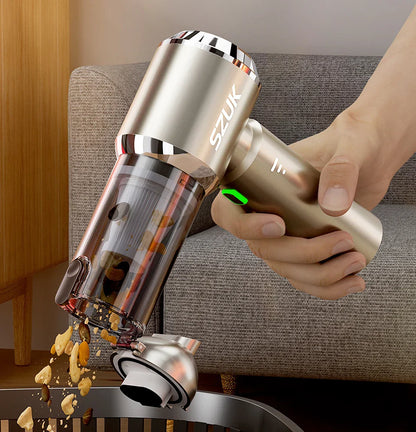 SZUK C012MAX Car Vacuum Cleaner – Strong Suction Wireless Portable Handheld Blower for Home and Car Cleaning