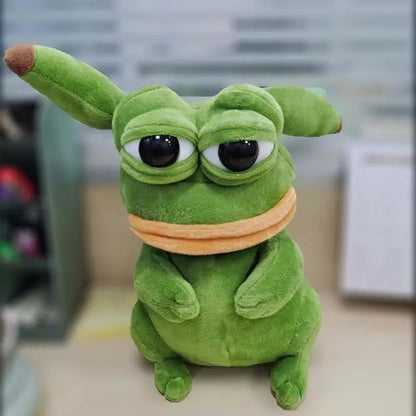23cm Pikachu & Sad Frog Plush Toy – Kawaii Pokémon Cosplay Pillow Gift
