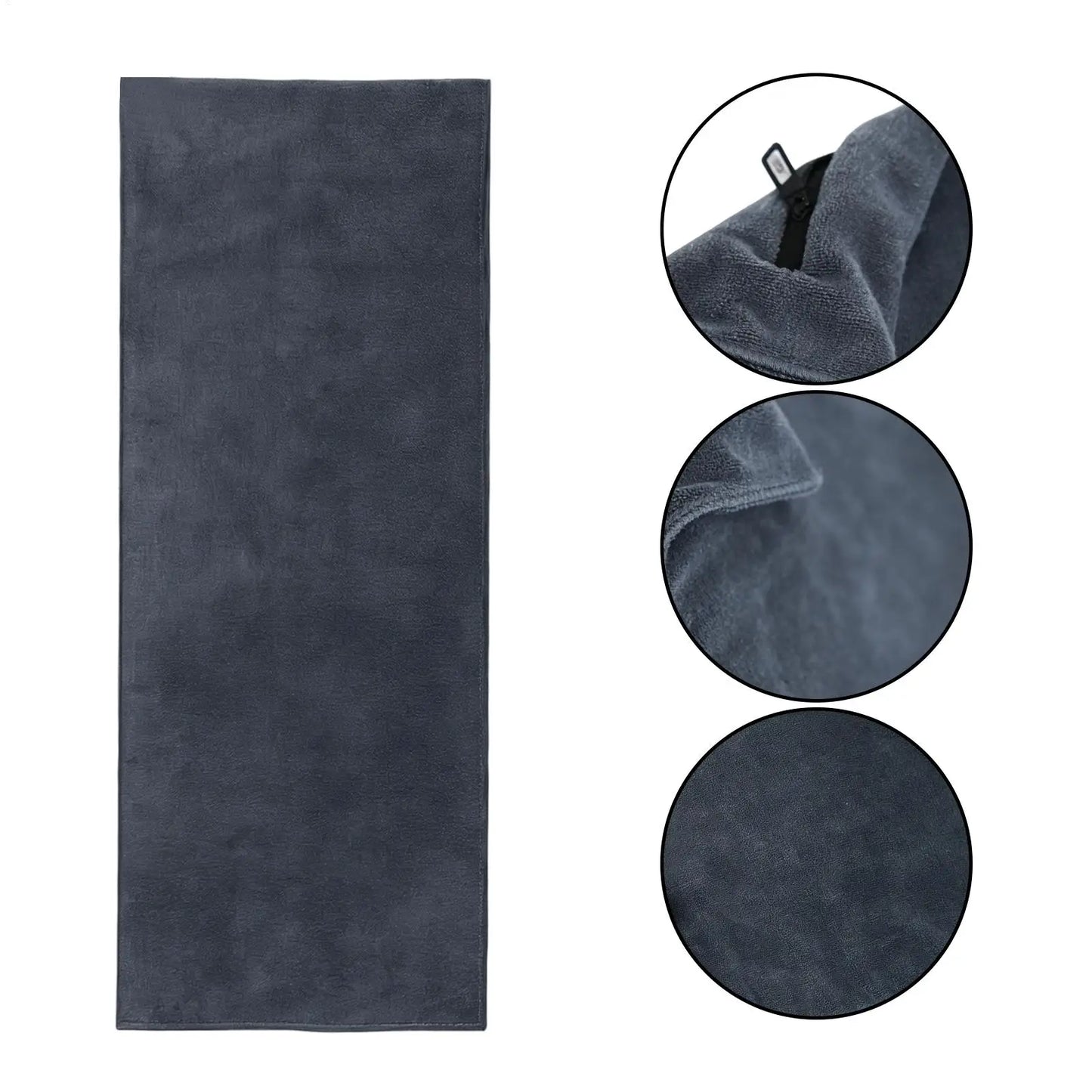 High-Performance Microfiber Gym Towel – Super Absorbent Quick Dry Fitness Towel for Yoga, Tennis, Workout, Mat & Bench Cover