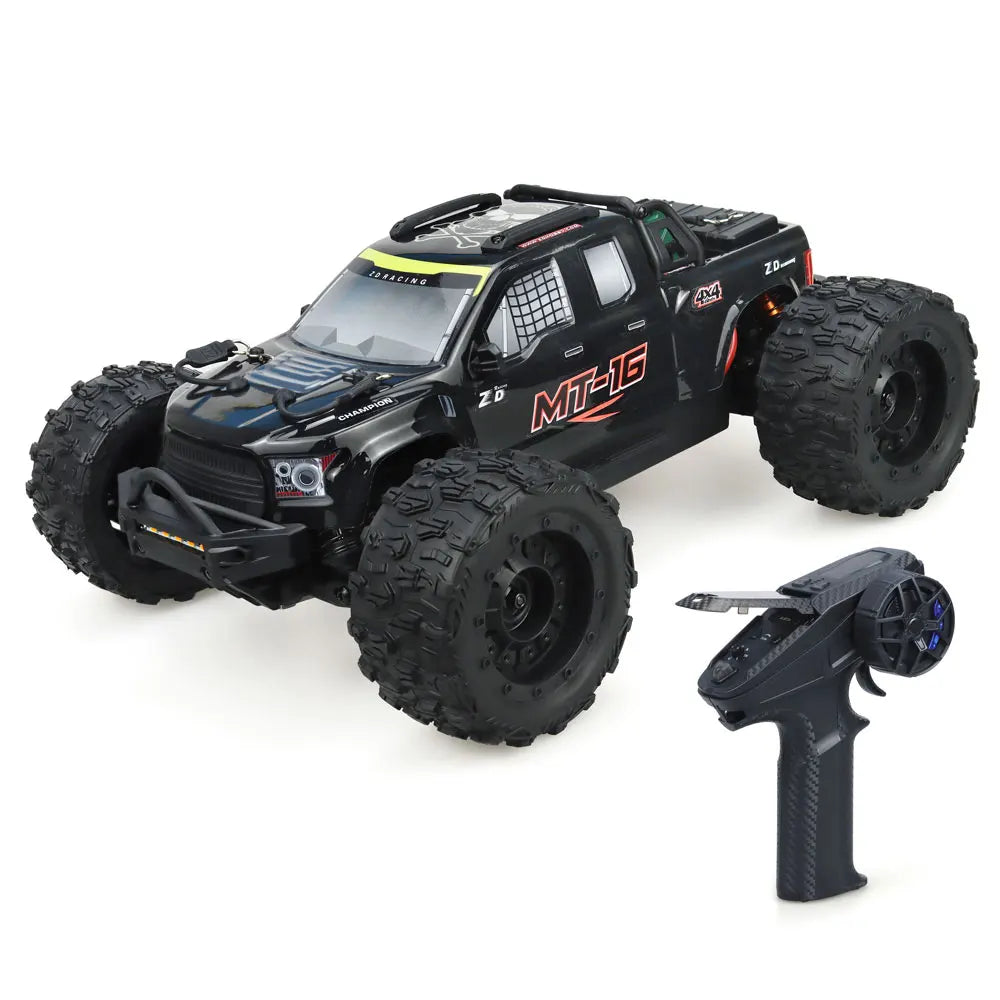 ZD Racing MT-16 1/16 RC Monster Truck – Brushless 3S 80km/h, 2.4G 4WD Off-Road RC Car, Remote Control Truck Toys