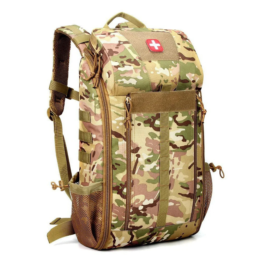 Tactical Outdoor Medical Backpack – Large Capacity Emergency & Camping Bag