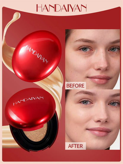 Air Cushion Foundation – Light Natural Moisturizing Concealer, Whitening, Oil-Control, Long-Lasting Base Makeup for Women (Korean Cosmetic)