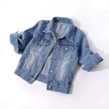 Women’s Denim Jacket – Spring & Autumn Short Coat, Casual Pink Jean Jackets, Loose Purple, Yellow & Blue Outerwear Tops