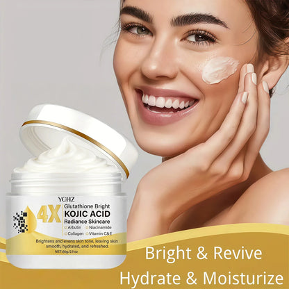 Kojic Acid Face Cream - Dark Spot Correcting Moisturizer for Even Skin Tone, Day & Night Use, 60g