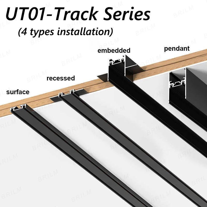 Ultra-Thin 6mm Magnetic Track Light – Dimmable LED Spot Lamp with Smart Tuya Zigbee Gateway