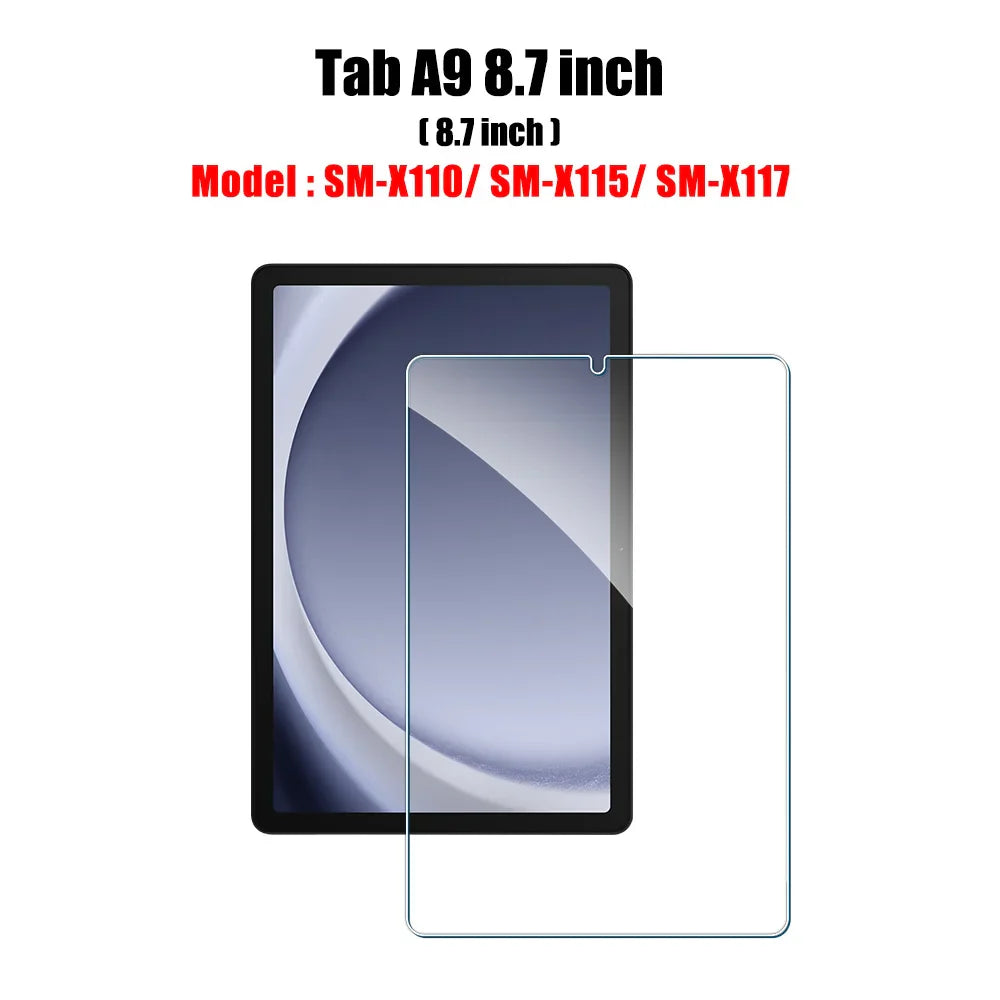 Tempered Glass Screen Protector for Samsung Galaxy Tab – Fits S6 Lite, S7 FE, S8/S8+, S9/S9 FE, S9+, S10, S11, A8, A9 Plus, 12.4" Tablets