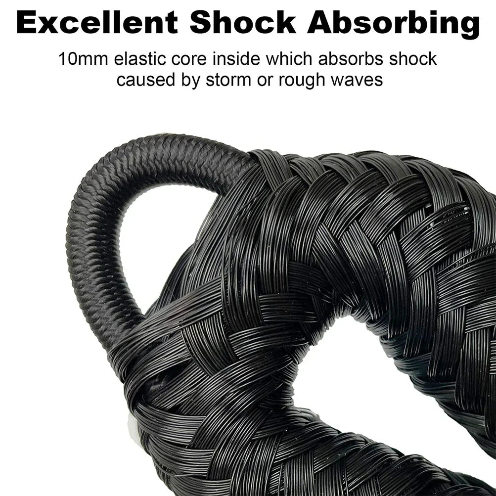 Boat Bungee Dock Lines — Kayak, Jet Ski & Power Boat Mooring Rope Accessories