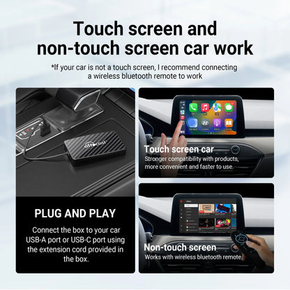 OTTOCAST Play2Video Pro Wireless CarPlay & Android Auto Adapter – YouTube, Netflix, IPTV for Kia & Toyota