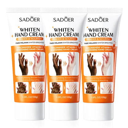 1/2/3pcs SADOER 100g Hand Cream – Moisturizing, Brightening & Non-Greasy Hydration for Soft, Beautiful Hands (Travel Size)