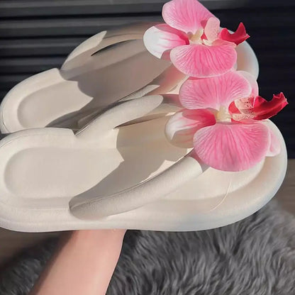 EVA Butterfly Flip Flops - Anti-Slip Summer Beach & Vacation Sandals