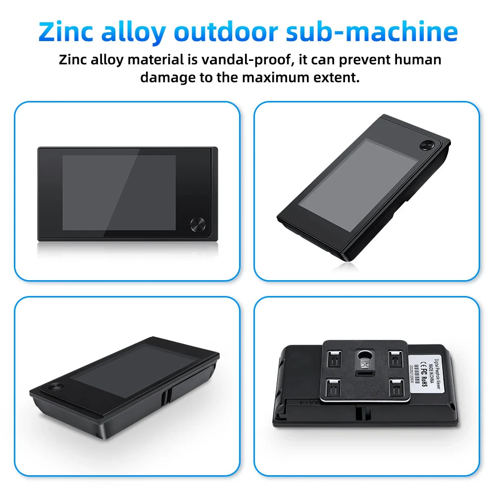 Awapow 3.5" Digital Door Viewer — 120° HD LCD Peephole Camera, 2MP Cat Eye Doorbell Monitor