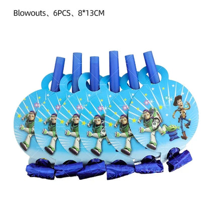 Disney Buzz Lightyear Foil Balloon – Toy Story Latex Party Decoration & Cake Topper for Kids