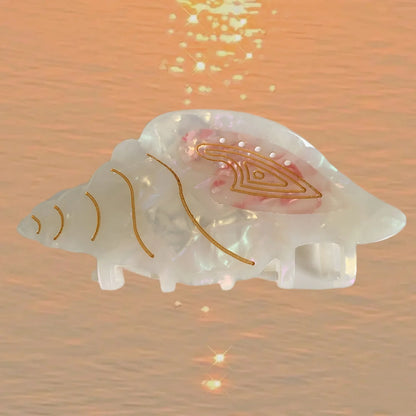 Ocean Beach Series Hair Claw | Hippocampus, Jellyfish & Dolphin Acetate Hair Clip for Women & Girls