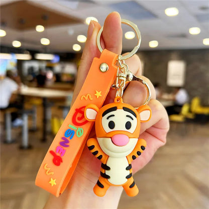 Kawaii Anime Disney Toy Story Keychain – Cartoon Doll Pendant Keyring for Kids, Personalized Gift