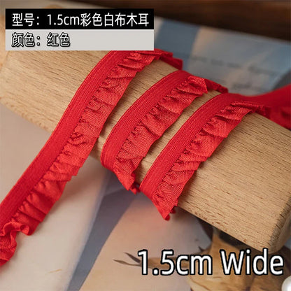5m Elastic Lace Trim Ribbon for Dress Decoration, DIY Sewing & Crafts