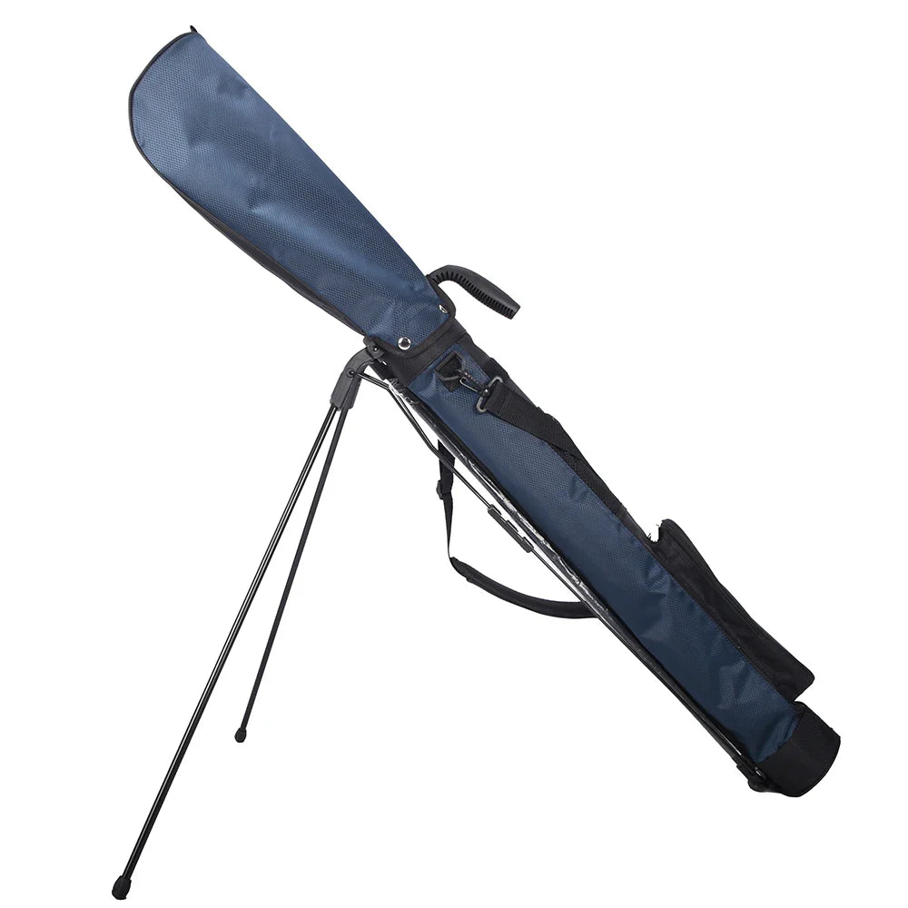 Lightweight Golf Club Bag with Bracket - Waterproof Stand Carry Bag, Golf Gun Rack Design