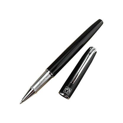 Luxury Stainless Steel Rollerball Signature Pen – Business & Office Ballpoint Pen for Students & School Supplies