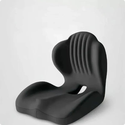 Ergonomic Memory Foam Seat Cushion – Office & Car Chair Pad with Lumbar Back Support for Stress Relief