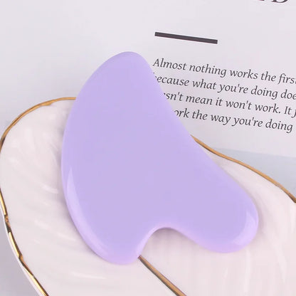 Guasha Massage Scraper – Beeswax Face & Eye Massager, Acupuncture Gua Sha Board for SPA and Beauty Therapy
