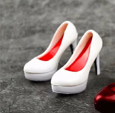 1/6 Scale Fashion Girl High Heel Shoes — Stiletto Court Shoe Model for 12" TBL PH Female Action Figures
