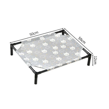 Portable Elevated Pet Bed: Folding Dog Camping Bed with Removable Washable Cat House - Four Seasons Dog Kennel for Puppy Comfort