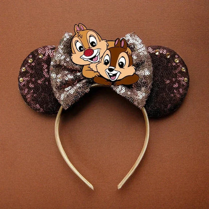 Toy Story Character Headbands - Sequin Bow, Woody, Buzz Lightyear & Alien Hair Accessories for Girls