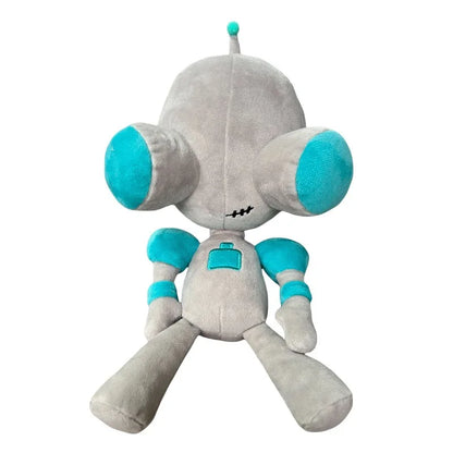 28cm Alien ET 3D Eyes Green Plush Toy – Invader ZIM GIR Dog Soft Stuffed Collectible, Christmas Gift for Children