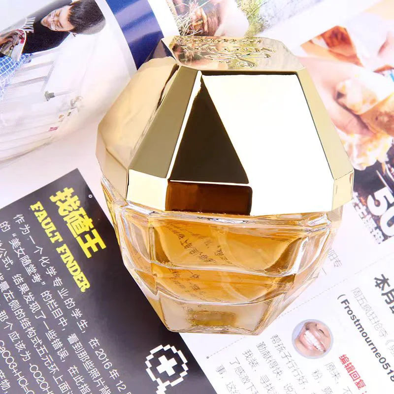 Hot Million Gold Perfume for Men & Women, Seductive Leather Notes, 100ml Valentine's Day Gift