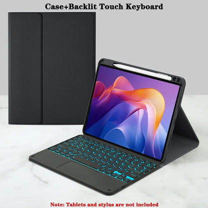 Keyboard Case for Redmi Pad 2 11-inch 2025 — Bluetooth Tablet Case with Pencil Holder for Xiaomi Redmi Pad 2