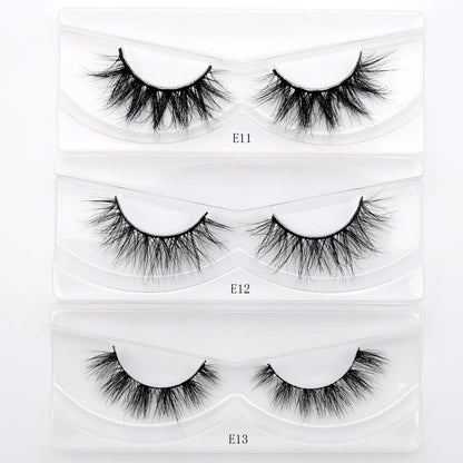Visofree 3D Mink Eyelashes – 30/40/100 Pairs Handmade Full Strip Lashes with Tray, Cruelty-Free False Lashes for Makeup