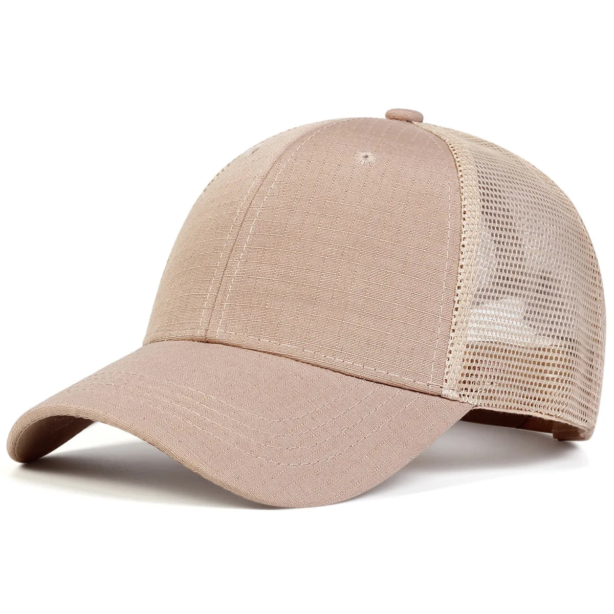 Men’s Mesh Baseball Cap - Breathable Outdoor Sports Sunshade Hat with Adjustable Duckbill Design