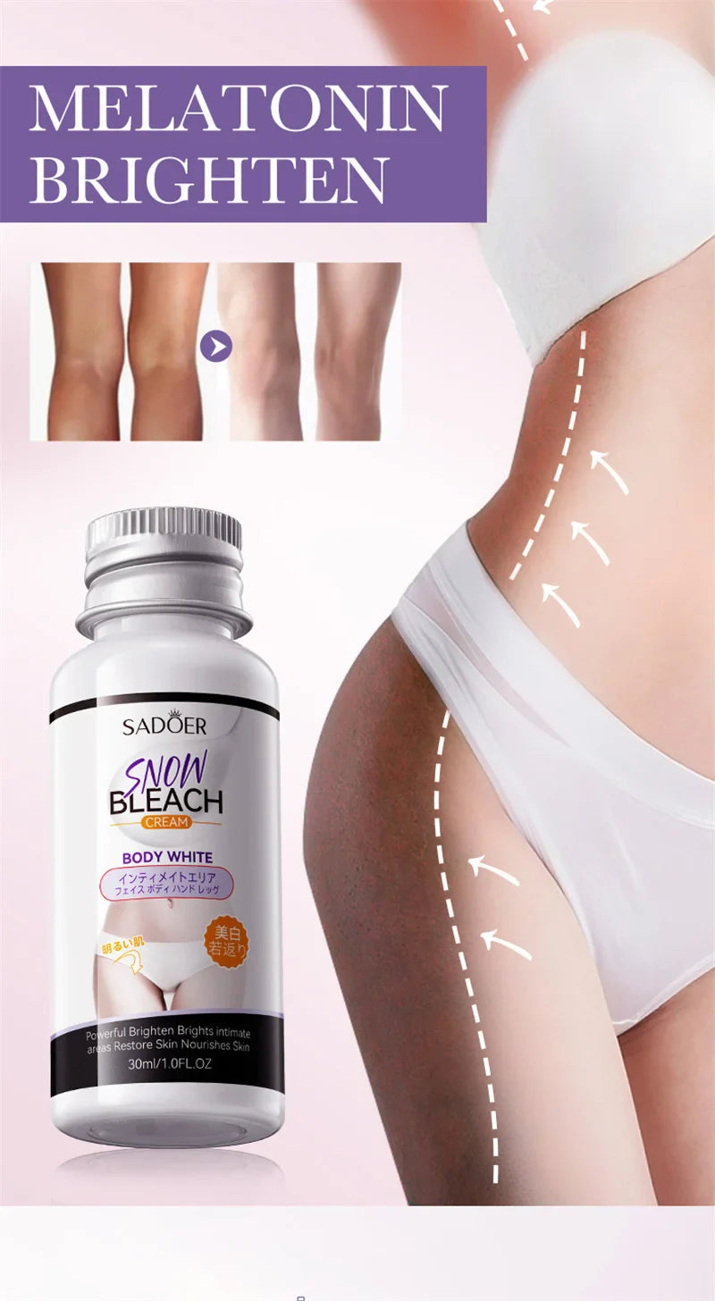 Whitening Cream for Private Parts – Underarm, Inner Thigh & Knee Brightening Serum
